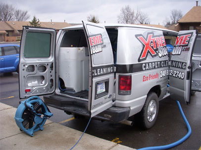 About X-Treme Steam: Green Cleaning Solutions in Southeast Michigan - cleaning-truck